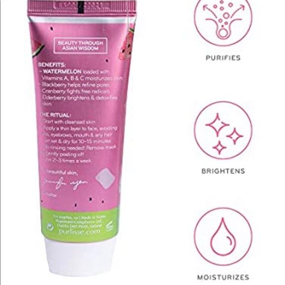 purlisse Watermelon Marshmallow Peel Off Mask - Picture 2 of 4